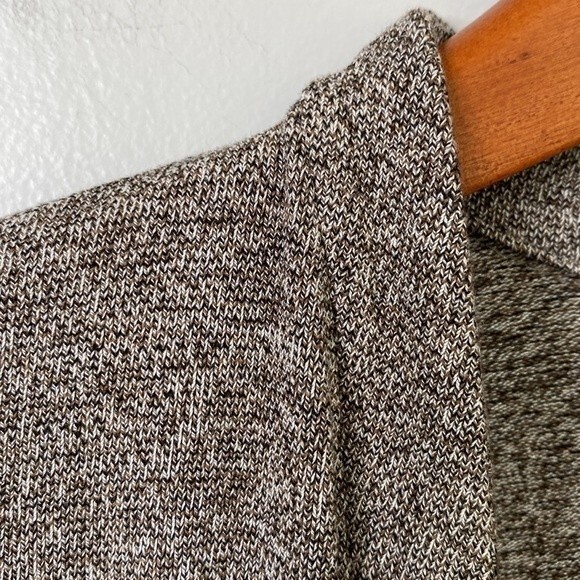 J Jill Wearever Long Open Front Cardigan Drape Long Sleeve Stretch Knit Pockets - Picture 6 of 15